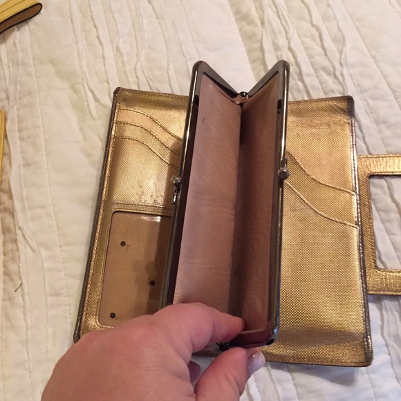 Kate Spade Wallet Wristlet silver and gold - Picture 2 of 3